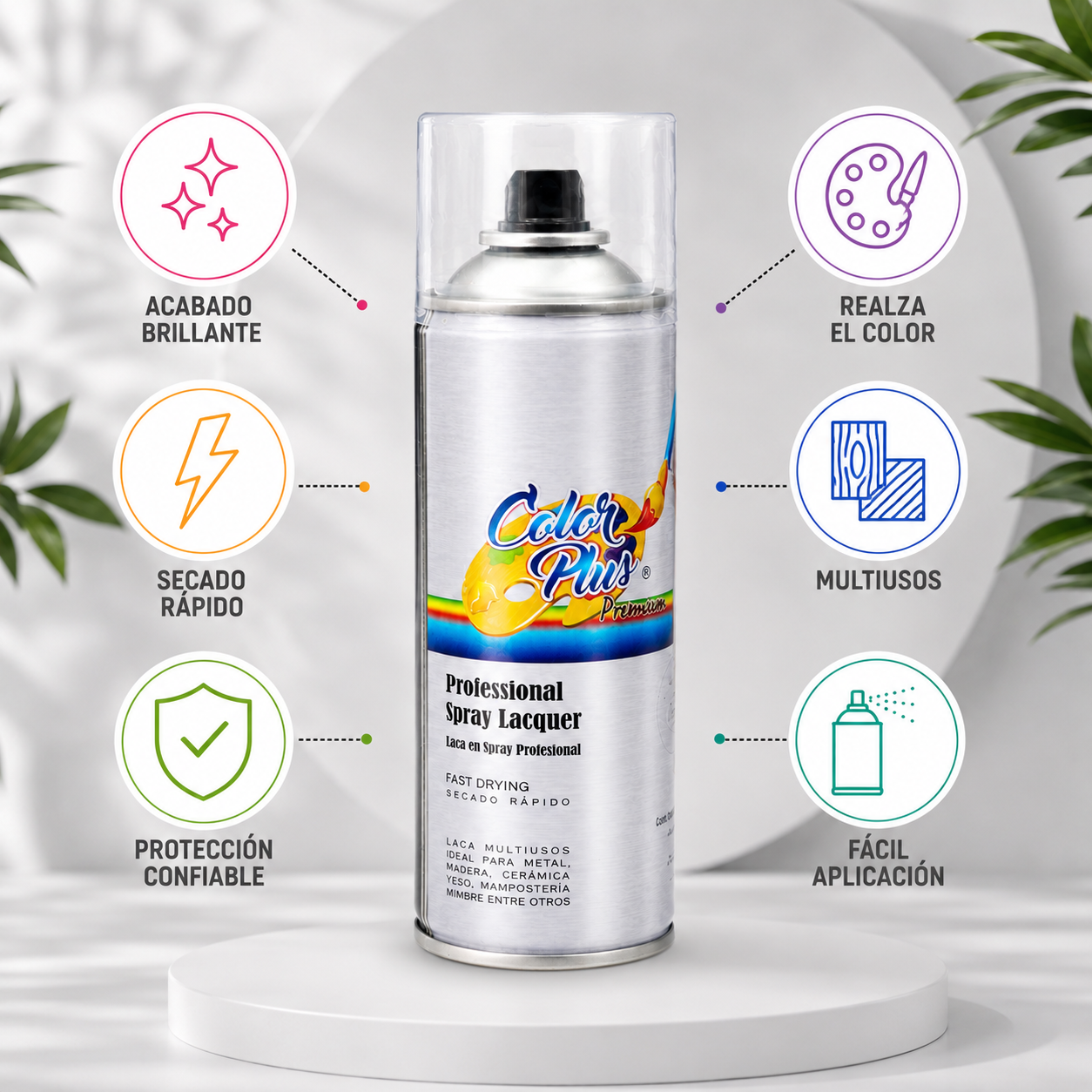 LACA BRILLANTE EN SPRAY PREMIUM