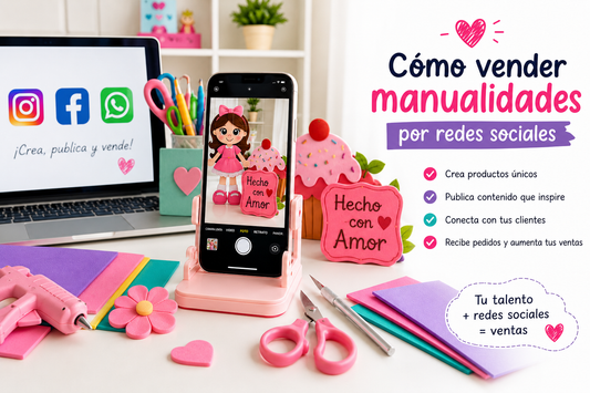 Cómo vender manualidades por redes sociales