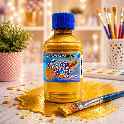 PINTURA ACRILICA DORADA 250 ML