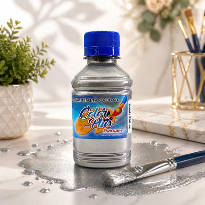 PINTURA ACRILICA METALIZADA PLATA 250 ML
