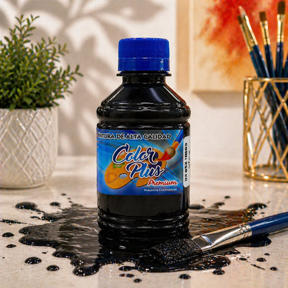 PINTURA ACRILICA NEGRO 250 ML
