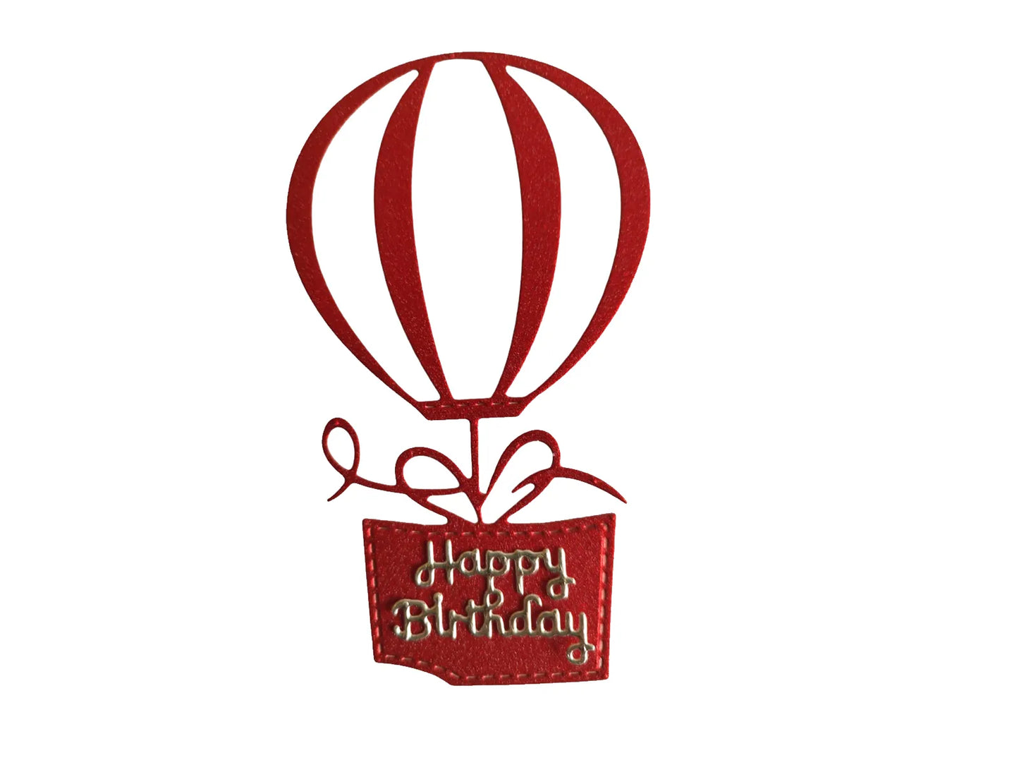 TROQUEL PLANO GLOBO HAPPY BIRTHDAY